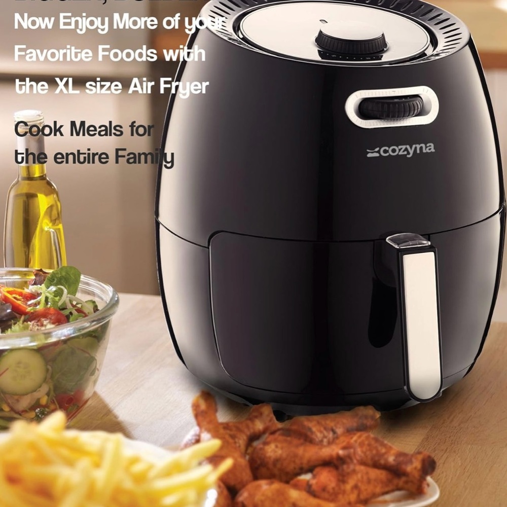 Black Air Fryer View 2